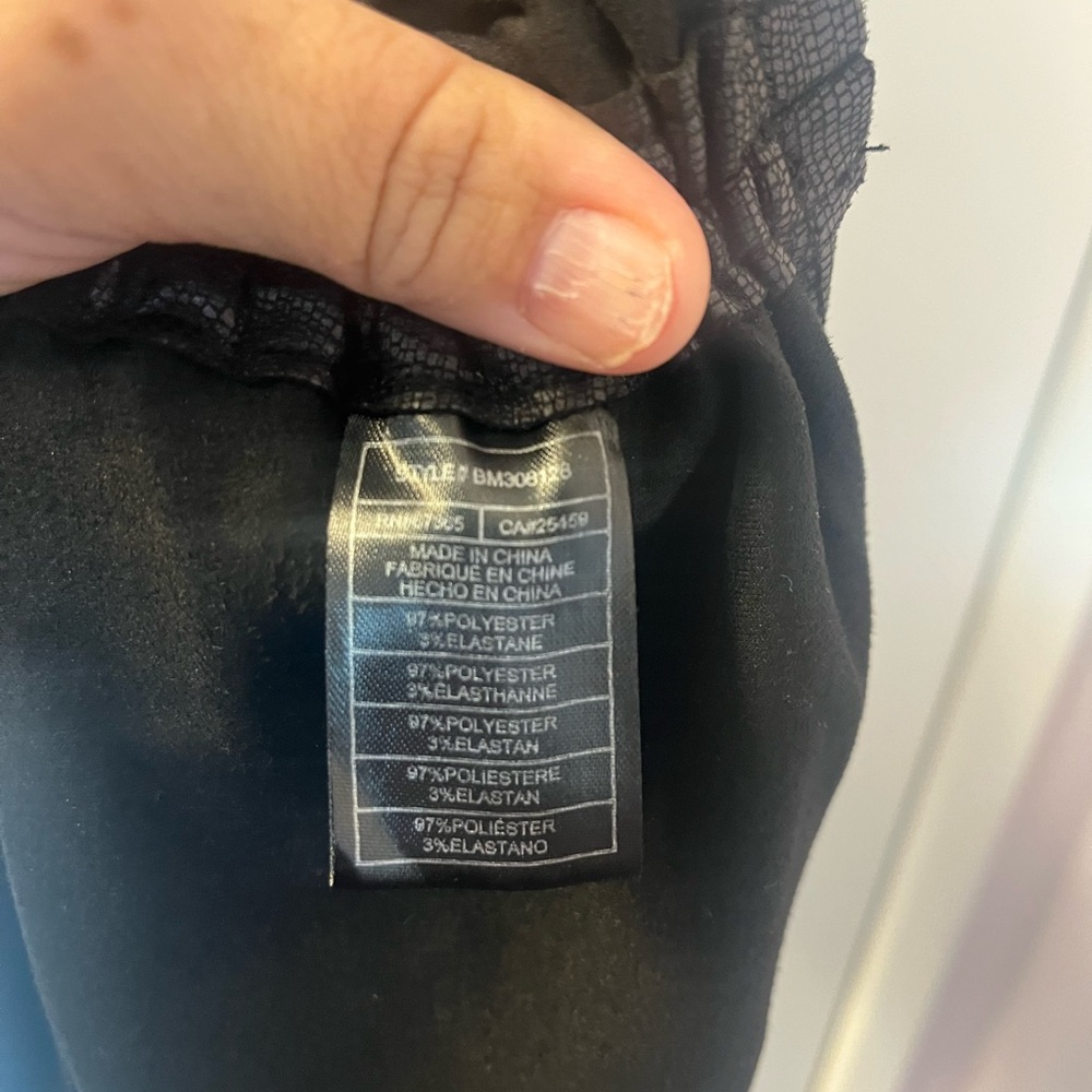 Steve Madden Small Black Sleeveless Dress (RSB) PTP 14-17/L 33 Like New - Picture 13 of 13